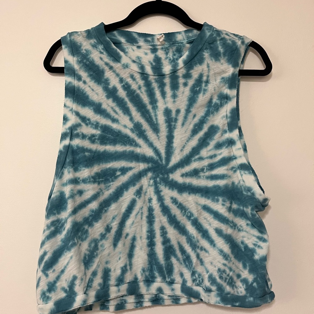 FP Movement Medium Love Tie Dye Tank Crop Muscle Tee/Tank